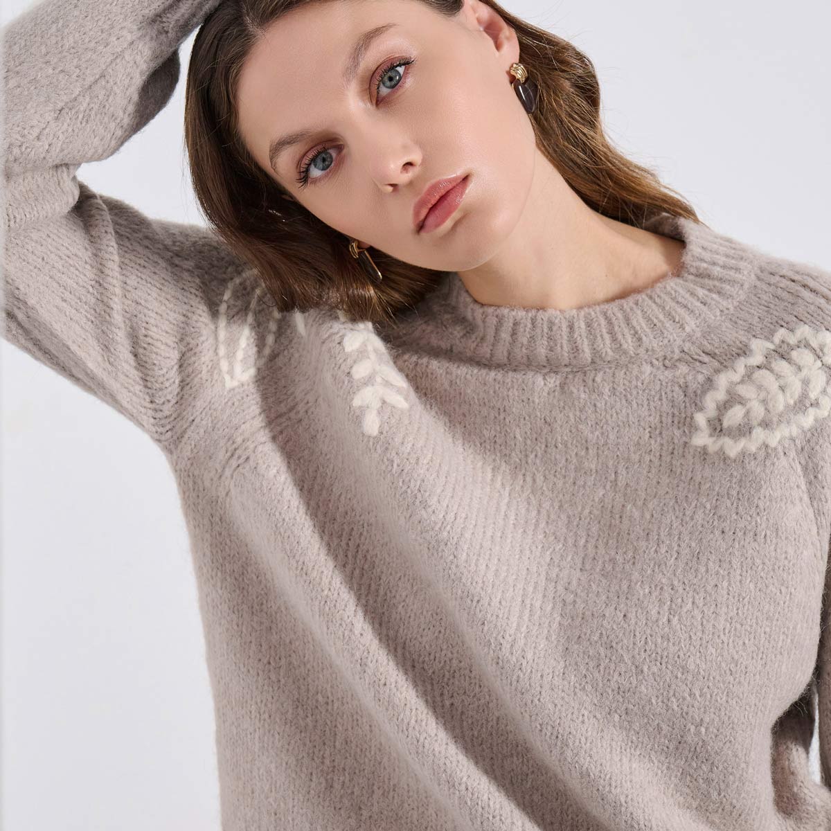 SWEATER 2225040 BEIGE