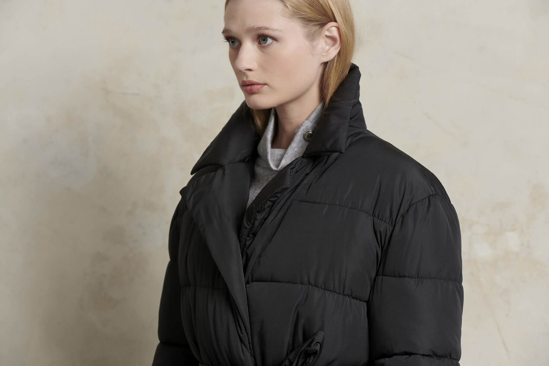 LONG PUFFER JACKET 2223528BL