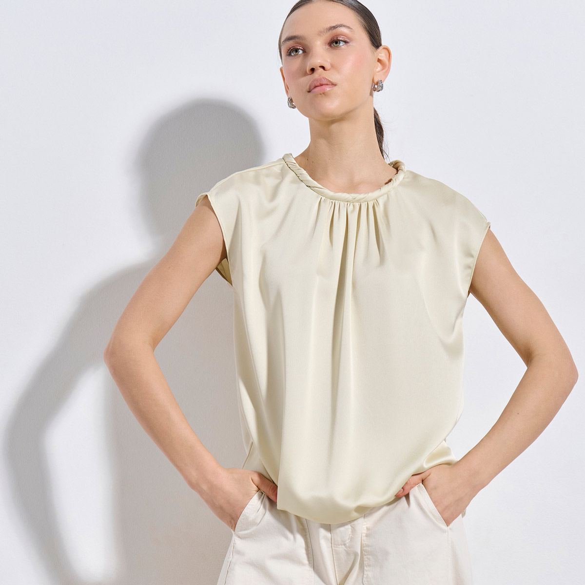 BLOUSE 2126107 YELLOW