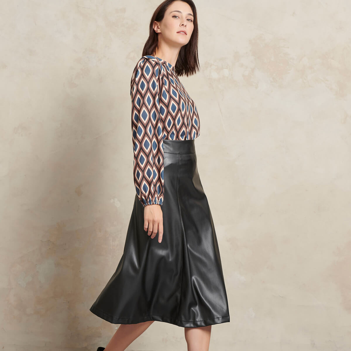 MIDI SKIRT 3223304BL