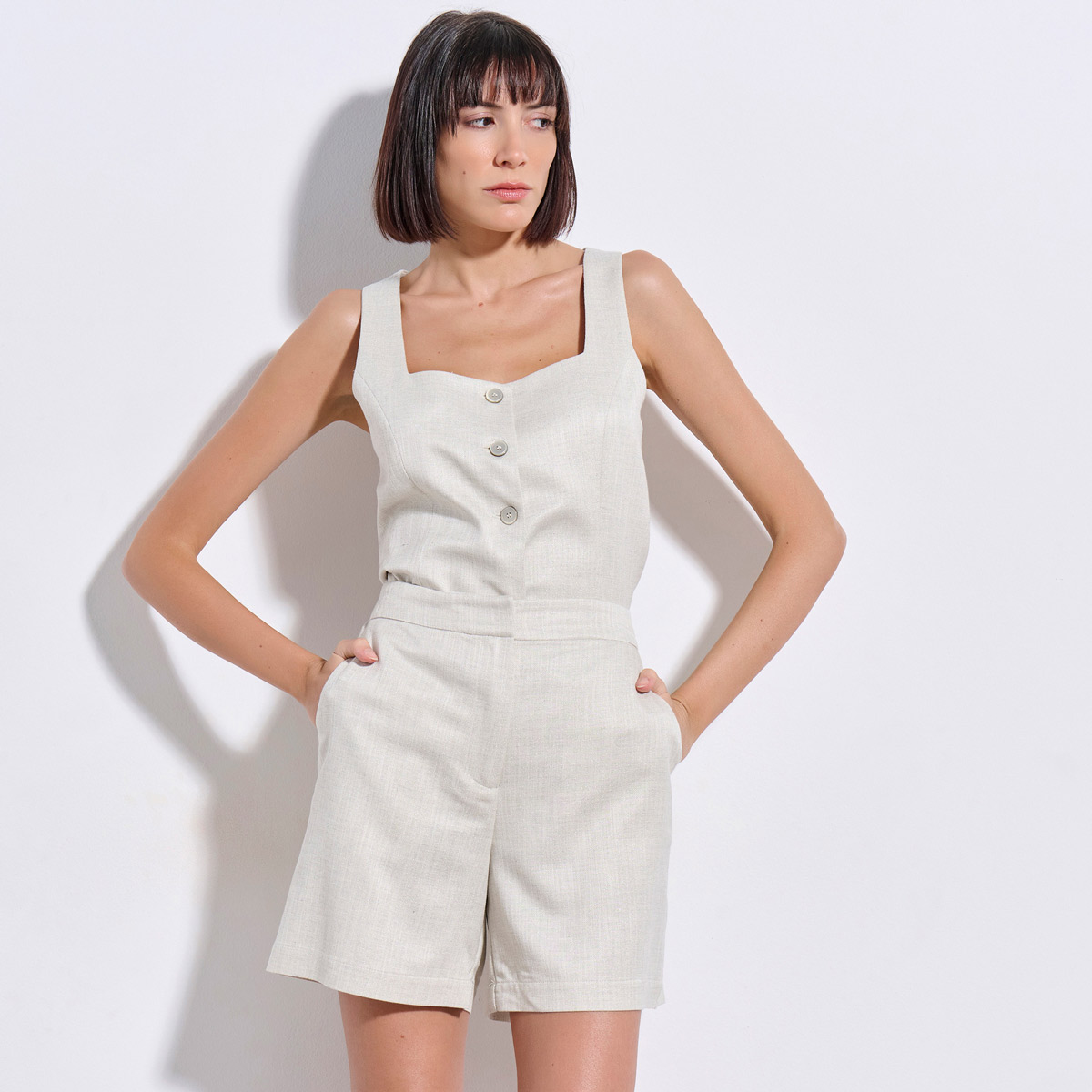 SHORTS 3126427 BEIGE