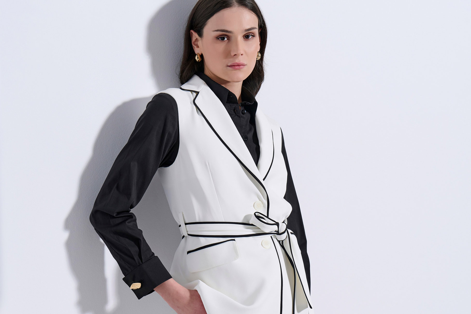 VEST 3126502 OFF WHITE