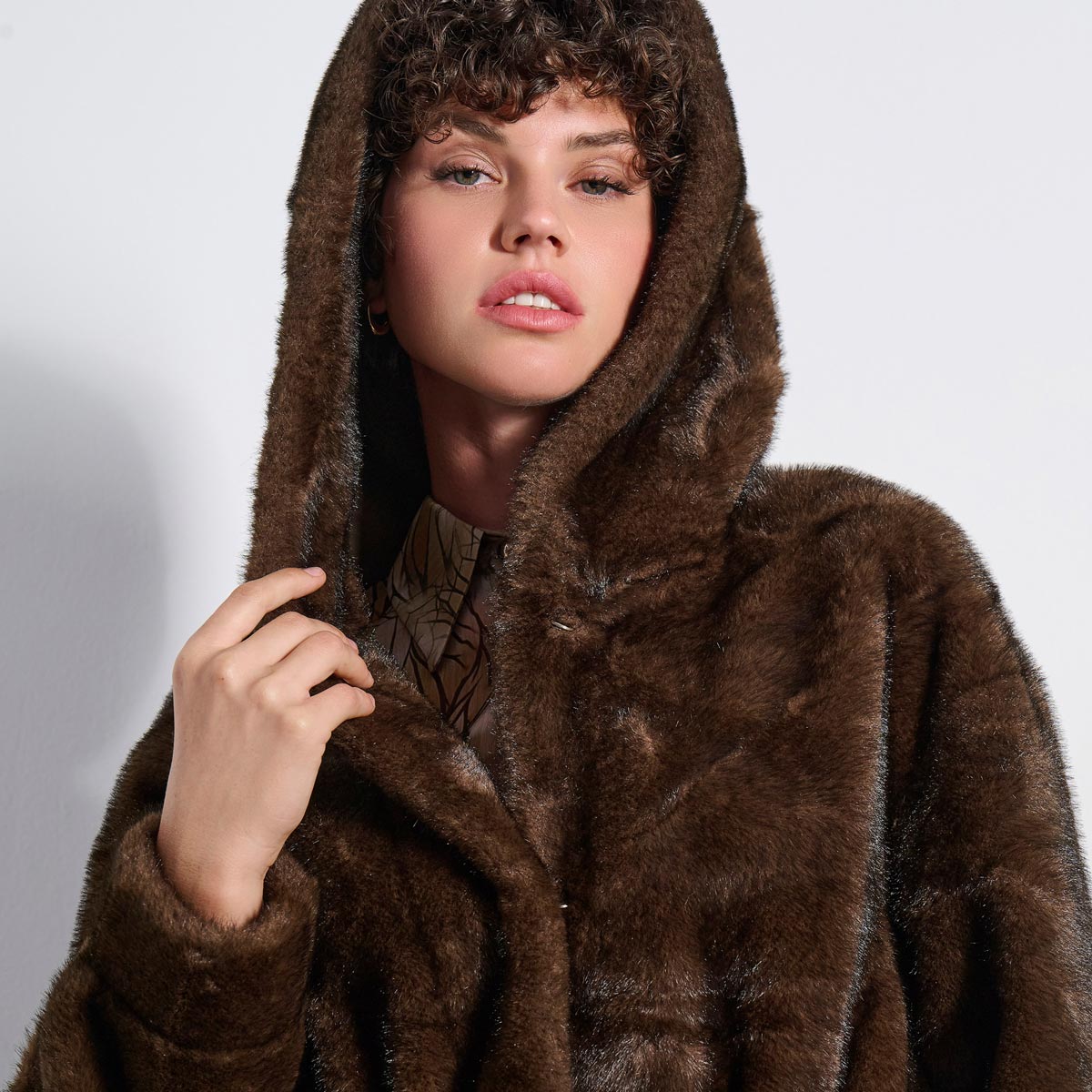 FAUX FUR 2225512 BROWN