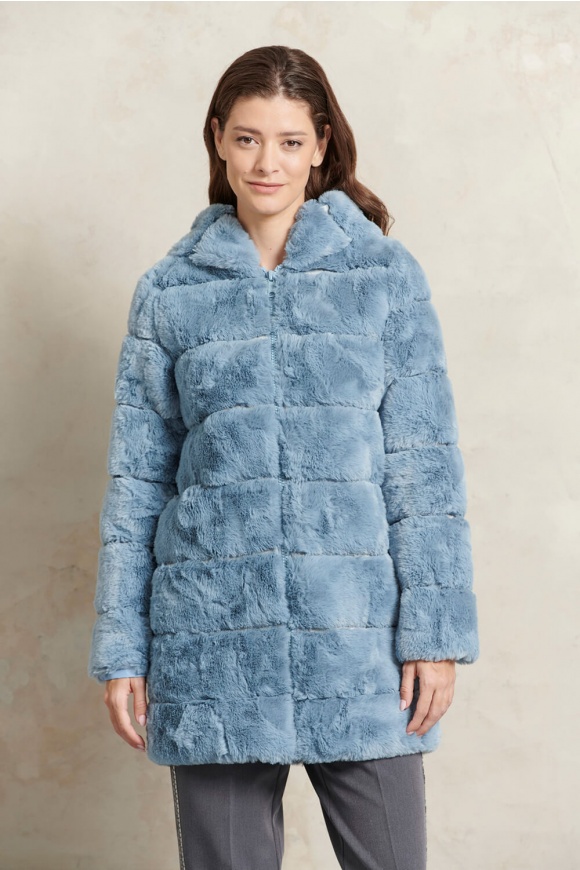 LONG FAUX FUR JACKET 2223532SKB