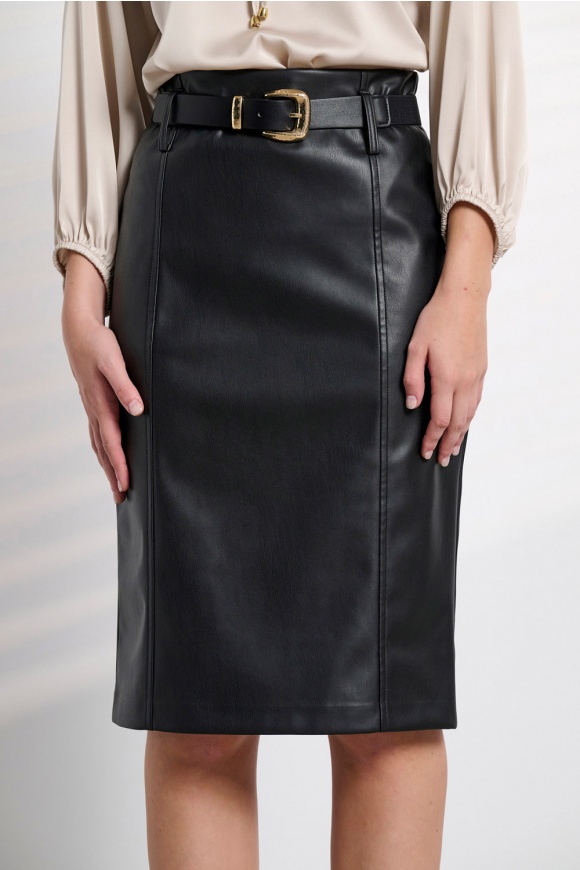 MIDI SKIRT 3224309BL