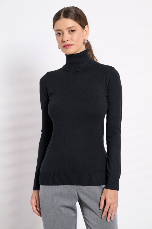 TURTLE NECK 2224022BL