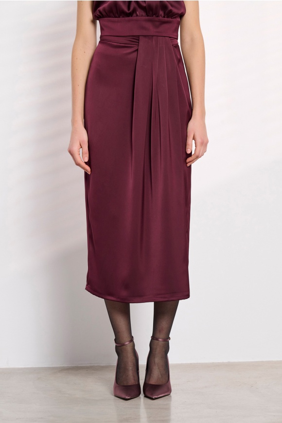 MIDI SKIRT 3224302BU